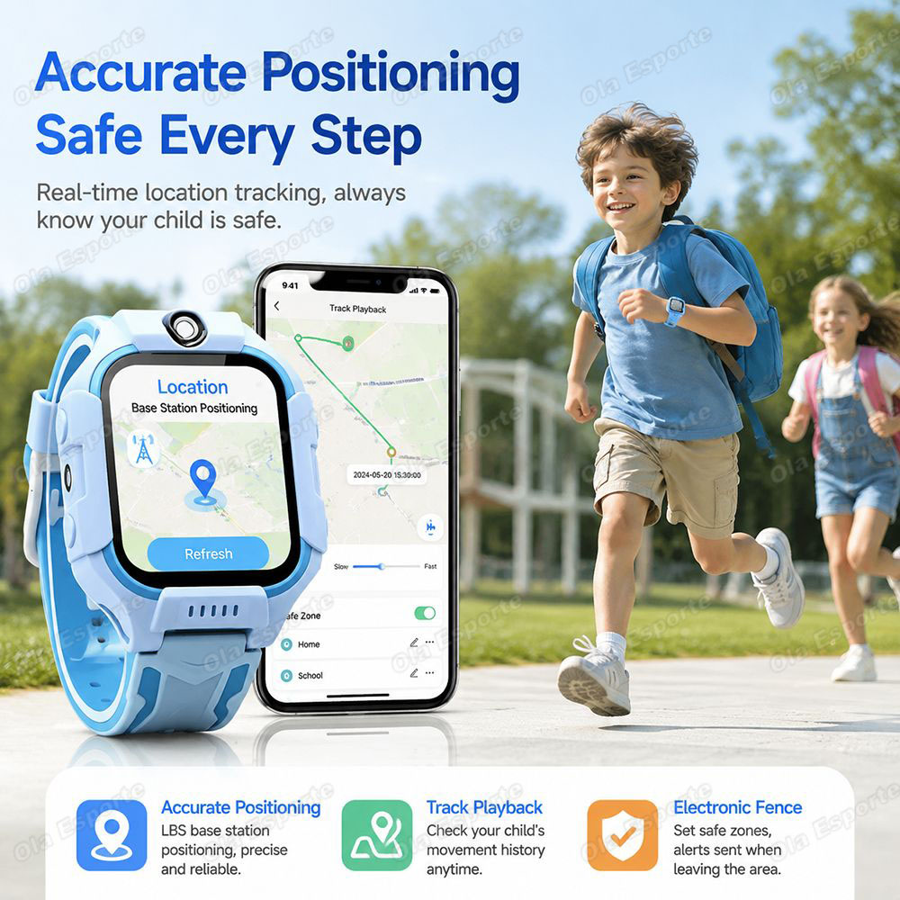 2027 New 2G/5G Kids Smart Watc - Smartwatch Watches For Kids With Gps 评论和价格