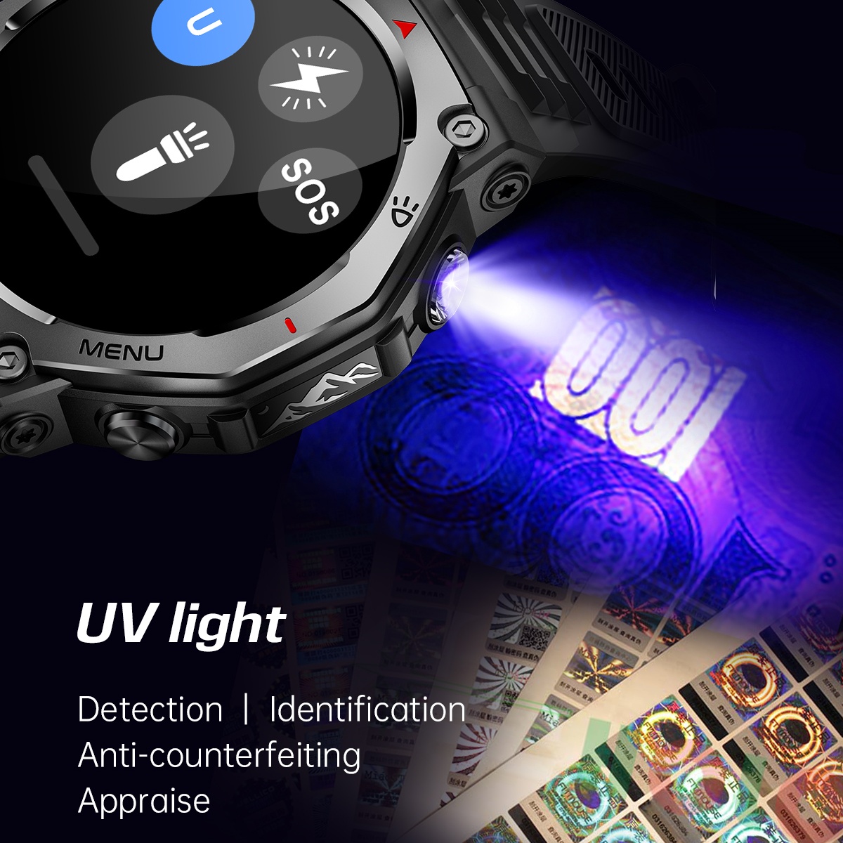 For Android IOS New AMOLED Sma - Watch Vs Smartwatch 评论和价格