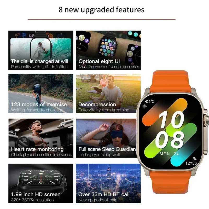 New Series 9 Watch PK HK8 PRO  - Smartwatch Watches Price 评论和价格